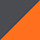 Gris Jaspeado+Naranja Flúor