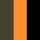 Verde Caza+Naranja Flúor+Negro